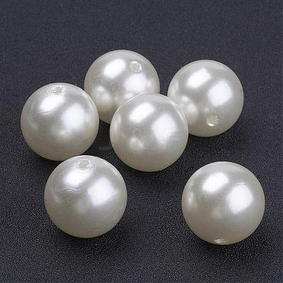 Imitated Pearl Acrylic Beads PACR-20D-12-1