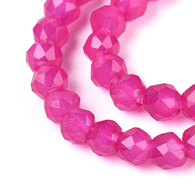 Imitation Jade Glass Beads Strands GLAA-T028-2mm-11I-1
