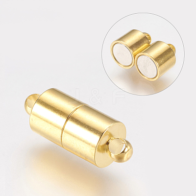 Brass Magnetic Clasps with Loops X-MC027-NFG-1