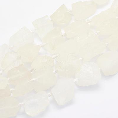 Natural Quartz Crystal Beads Strands G-G697-E01-1