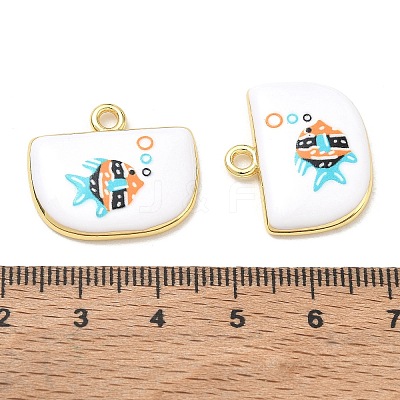 Printed Brass Pendants KK-CBAF9BC-06G-01-1
