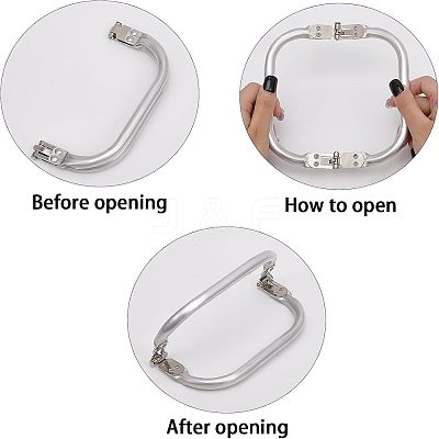 Aluminum Bag Handles FIND-WH0036-03S-01-1