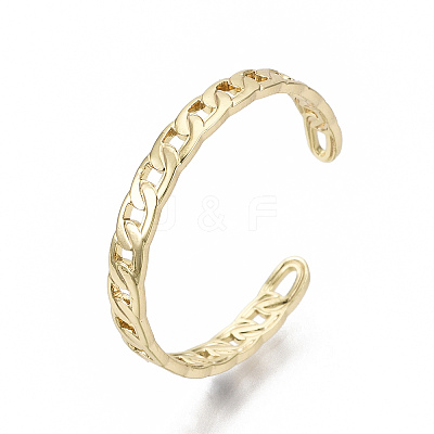 Brass Cuff Finger Rings X-RJEW-N030-006-NF-1