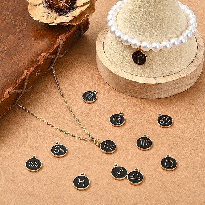 Alloy Enamel Pendants ENAM-YW0001-100A-1