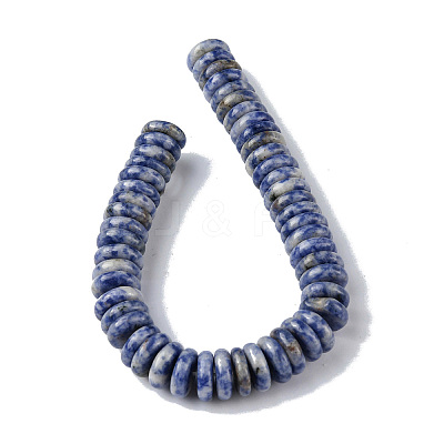 Natural Blue Spot Jasper Beads Strands G-F743-06L-1