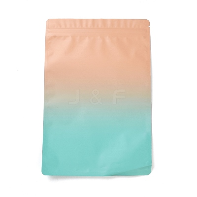 Two Tone Rectangle Plastic Zip Top Gift Bags OPP-B006-01B-01-1