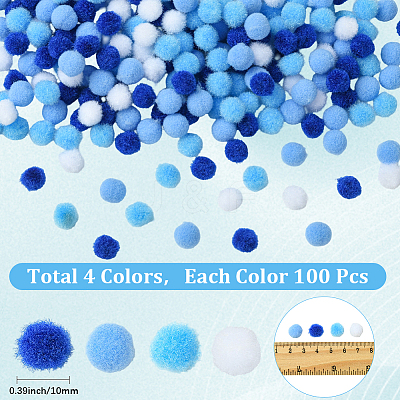 400Pcs 4 Styles DIY Doll Craft AJEW-SC0003-93C-1