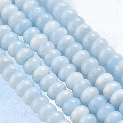 2 Strands Natural White Jade Beads Strands G-PA0001-23D-1