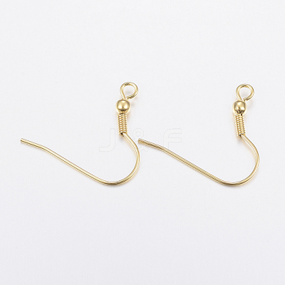 304 Stainless Steel Earring Hooks X-STAS-E149-02G-1