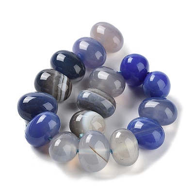 Natural Agate Beads Strands G-G021-03A-04-1