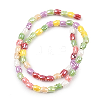 Handmade Porcelain Beads Strands PORC-B008-01-1