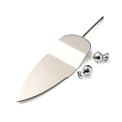 Non-Tarnish 201 Stainless Steel Cake Spatulas LS-AJEW-P114-01K-P-1