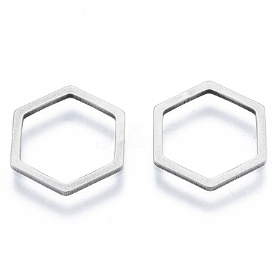 Non-Tarnish 201 Stainless Steel Linking Rings STAS-N090-T03-1-1