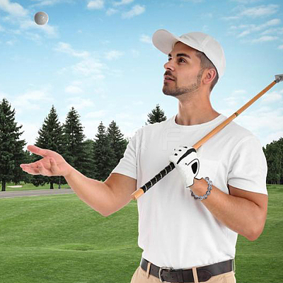9Pcs 9 Colors Elastic Cords and Acrylic Golf Beads Count Stroke Score Counter HJEW-DR00083-1