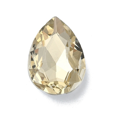 Faceted Glass Rhinestone Cabochons GGLA-C032-09-1