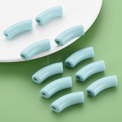 Opaque Acrylic Beads MACR-S372-001B-13-4809-1