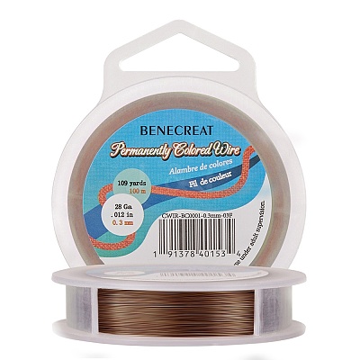 3 Strands Copper Craft Wire CWIR-BC0008-0.4mm-B-1