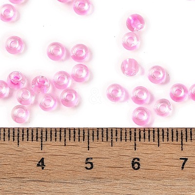 Transparent Inside Colours Glass Seed Beads X1-SEED-A032-04P-1