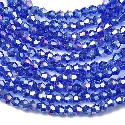 Glass Beads Strands EGLA-S056-2mm-02-1