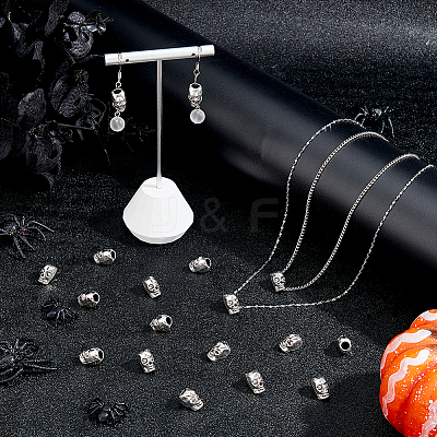 100Pcs Alloy European Beads FIND-FH0011-86-1