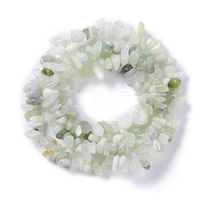 Natural New Jade Chip Bead Strands X-G-M205-29-1