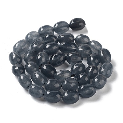 Natural White Jade Beads Strands G-E614-B01-06-1