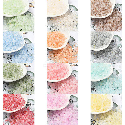 Frosted Glass Beads FGLA-D300-01-1