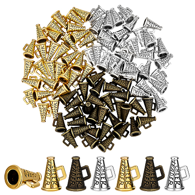 90Pcs 3 Styles Tibetan Style Alloy Charms FIND-PH0059-64-1
