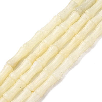 Natural White African Opal Beads Strands G-L624-G12-12x5mm-1
