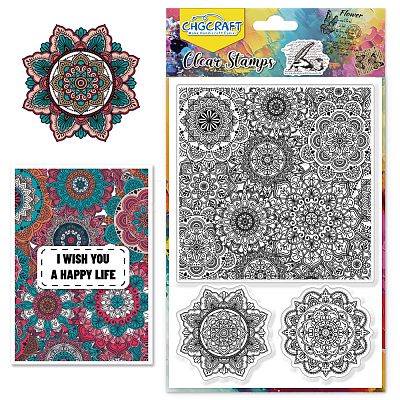 PVC Plastic Clear Stamps DIY-WH0631-0760-1