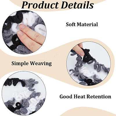 Polyester Fibre Yarn OCOR-WH20014-15C-1