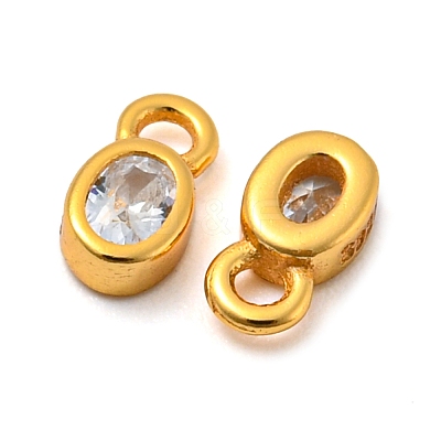 Real 18K Gold Plated 925 Sterling Silver Charms STER-K176-03C-G-1