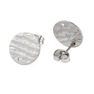 Non-Tarnish 304 Stainless Steel Stud Earring Findings X-STAS-M228-U01-01P-1