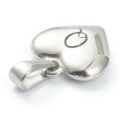 304 Stainless Steel Pendants STAS-P278-01Q-P-1
