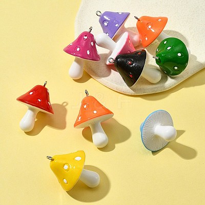 10Pcs Resin Pendants RESI-FS0001-62-1