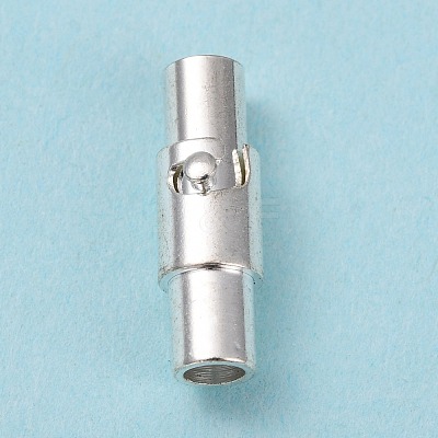 Brass Locking Tube Magnetic Clasps MC079-S-1