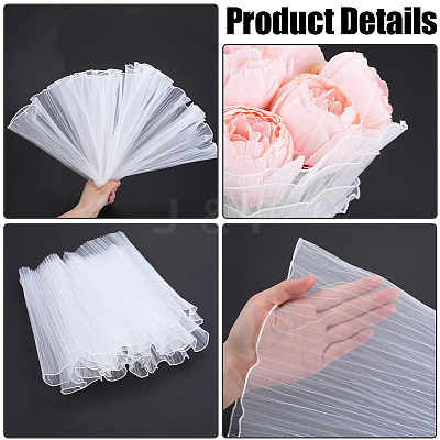 2 Bags Organza Flower Bouquet Wrapping Paper DIY-GF0009-61B-03-1