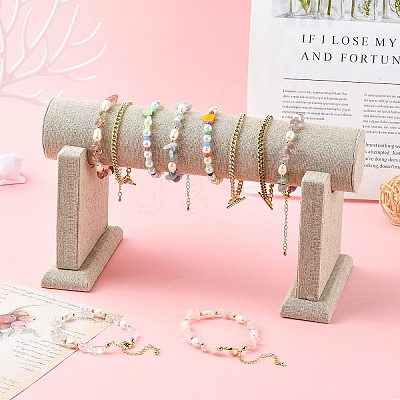 Column Wood Bracelet Displays BDIS-N005-02-1