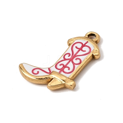 304 Stainless Steel Enamel Pendants SA-CBAA9A2-04G-01-1