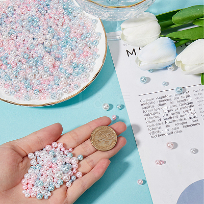 2 Sets Plastic Beads KY-SC0002-24F-1
