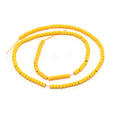 Non-magnetic Synthetic Hematite Beads Strands G-WH0018-01D-1