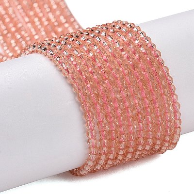 Transparent Glass Beads Strands GLAA-H021-04-27-1