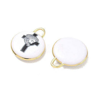 Printed Brass Pendants KK-CBAF9BC-13G-01-1