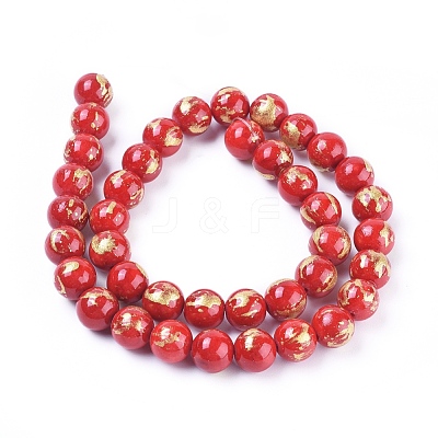 Natural Mashan Jade Beads Strands G-F670-A14-4mm-1