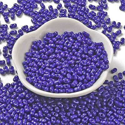 Baking Paint Glass Seed Beads SEED-K009-01A-09-1