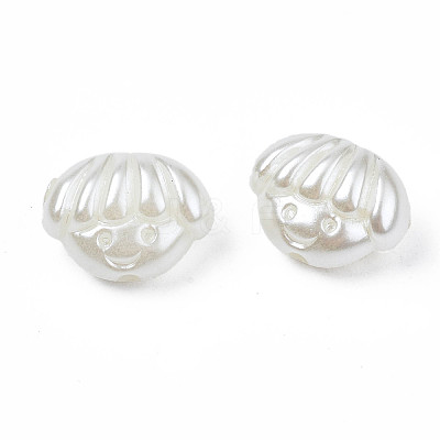 ABS Plastic Imitation Pearl Beads KY-S163-444-1