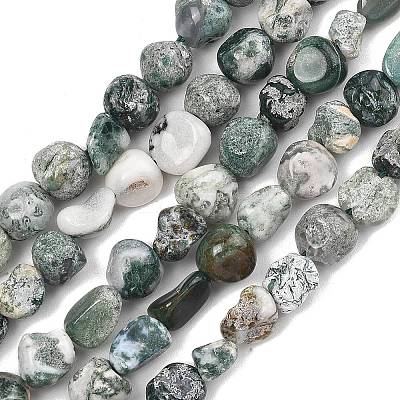 Natural Tree Agate Beads Strands G-D362-A01-1