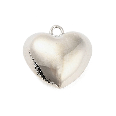 Three-Dimensional Heart Brass Pendants KK-V006-03P-01-1