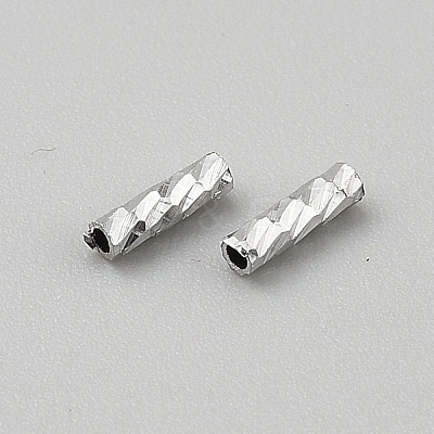 925 Sterling Silver Tube Beads STER-WH0004-060C-P-1