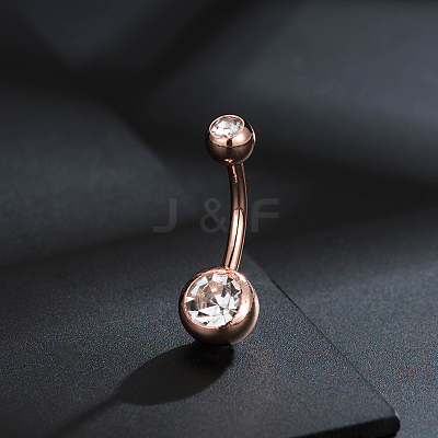 Brass Piercing Jewelry AJEW-EE0006-80RG-1